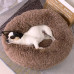 Лежак пуфик для котов собак круглый 552201 L Brown