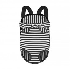 Рюкзак-кенгуру для животных DT834 Strip Black + White M