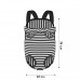 Рюкзак-кенгуру для животных DT834 Strip Black + White L Рюкзак-кенгуру для животных DT834 Strip Black + White L