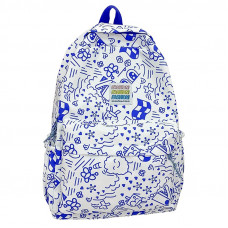 Рюкзак подростковый 5154 с рисунками 20-35 л Blue