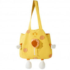 Сумка-переноска для кошек и собак 2404SXMJ3153 Сookies холщовая Yellow XL