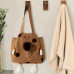 Сумка-переноска для кошек и собак 2404SXMJ3153 Сookies холщовая Brown L Сумка-переноска для кошек и собак 2404SXMJ3153 Сookies холщовая Brown L