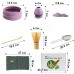 Набор Matcha SD5458 для приготовления чая матча 7 предметов Purple Набор Matcha SD5458 для приготовления чая матча 7 предметов Purple