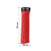 Грипсы велосипедные West Biking YP0804063 с двумя замками ручки на руль Red