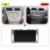 Штатная магнитола Lesko для Toyota Camry VI (XV40) 2006-2009 экран 9" 1/16Gb Wi-Fi GPS Base