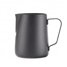 Питчер молочник для кофе Ecocoffeetools LH3560B с тефлоновым покрытием для взбивания молока с длинным носиком Black 350 мл