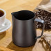 Питчер молочник для кофе Ecocoffeetools LH3560B с тефлоновым покрытием для взбивания молока с длинным носиком Black 600 мл