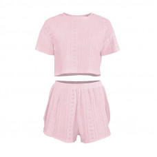 Женский комплект для дома и сна SM24107A футболка и шорты женская пижама Pink XL
