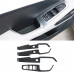 Декоративные внутренние накладки на ручки дверей для BYD Yuan UP 4 шт из углеродного волокна Декоративные внутренние накладки на ручки дверей для BYD Yuan UP 4 шт из углеродного волокна