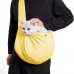 Слинг-переноска для котов и собак SY-2022-0502 Yellow M (40*11*26 см) Слинг-переноска для котов и собак SY-2022-0502 Yellow M (40*11*26 см)