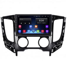 Штатная магнитола Lesko для Mitsubishi Pajero Sport III ver.1 2015-2019 экран 9" 2/32Gb Wi-Fi GPS Base