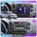 Штатная магнитола Lesko для Volkswagen Golf Plus I 2005-2009 экран 9" 1/16Gb Wi-Fi GPS Base