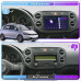 Штатная магнитола Lesko для Volkswagen Golf Plus II 2009-2014 экран 9" 1/16Gb Wi-Fi GPS Base
