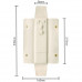 Дорожный футляр Casegrace SP-01345 органайзер для украшений и ювелирных изделий для путешествий White