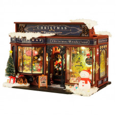 Румбокс магический дом конструктор DIY House ET001-B Christmas Wonderland сборный румбокс