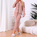 Женская тёплая пижама 5312 Light pink костюм для дома M