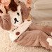 Женская тёплая махровая пижама Bear White XL