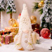 Новогодняя игрушка Рождественский Гном светящийся А9-10 32*10 с подарком White