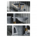 Домик когтеточка для кошек TM100 царапка с игровым комплексом 133 см Gray