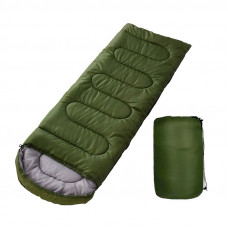 Спальный мешок для туризма 0021 210*75 см Green  0,95 кг