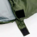 Спальный мешок для туризма 0021 210*75 см Green  0,95 кг