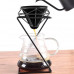 Пуровер Ecocoffeetools GV40 для заваривания кофе Black