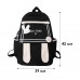Рюкзак подростковый 21727 Зайка 20L Black