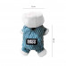 Комбинезон с капюшоном для собак Moo 2410SXMJ0172 тедди с петлей для поводка Blue XS