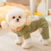 Комбинезон с капюшоном для собак Lucky 2410SXMJ0173 тедди с петлей для поводка Green M