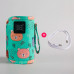 Портативный подогреватель N-009 Bear для детской бутылочки USB цифровой дисплей Green