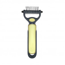 Колтунорез Taotaopets 04A4413 для удаления подшерстка шерсти для собак и кошек Yellow Колтунорез Taotaopets 04A4413 для удаления подшерстка шерсти для собак и кошек Yellow