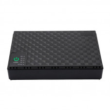 ИБП Andes DC10 для WI-Fi роутера 5V 9V 12V 10400mAh с защитой от короткого замыкания Black