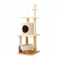 Когтеточка Taotaopets Y0006 лежак с игрушками для кота 115 см