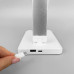 Настольная LED лампа M856 светодиодная с беспроводной зарядкой White + Silver