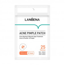 Гидроколоидные патчи от прыщей и угрей против акне дневные Lanbena Acne Pimple Patch 25 шт