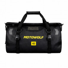 Сумка водонепроницаемая Motowolf MDL0717 для багажника мотоцикла квадроцикла 40 л Black