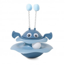 Игрушка Taotaopets 014435 для кота интелектуальная Неваляшка Dark Blue