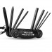 Мультитул West Biking 0719187 карманный набор инструментов для велосипеда Black Мультитул West Biking 0719187 карманный набор инструментов для велосипеда Black