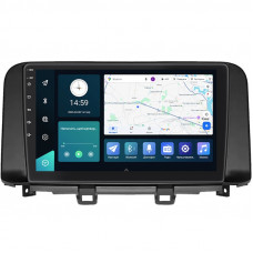 Штатная магнитола Lesko для Hyundai Kona I 2017-2020 экран 10" 4/32Gb 4G Wi-Fi GPS Top