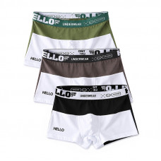 Набор мужских трусов боксеров PB3259 Green/Gray/Black из 3 шт  L