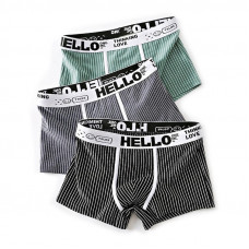 Набор мужских трусов боксеров PC3221 Gray/Green/Black из 3 шт  XL