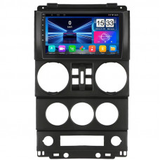 Штатная магнитола Lesko для Jeep Wrangler 4 doors 2007-2010 экран 9" 1/16Gb Wi-Fi GPS Base