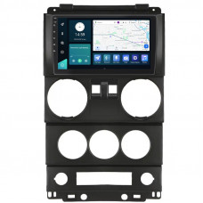 Штатная магнитола Lesko для Jeep Wrangler 2 doors 2007-2010 экран 9" 6/128Gb 4G Wi-Fi GPS Top