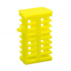 Клетка маточная пластмассовая Титова для изоляции и защиты матки Yellow