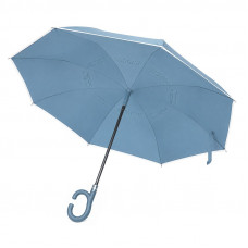 Зонт наоборот Up-Brella 1160 трость обратного сложения Smoke Blue
