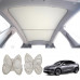 Автомобильная солнцезащитная шторка для панорамы Tesla Model Y 2025+ White Автомобильная солнцезащитная шторка для панорамы Tesla Model Y 2025+ White