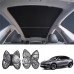 Автомобильная солнцезащитная шторка для панорамы Tesla Model Y 2025+ Black