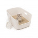Туалет для кошек с лопаткой Taotaopets 228812 с высокими бортами 57*36*22 см