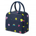 Сумка для ланча BBO15 Strawberry ланч бэг на молнии с карманом термосумка Dark Blue Сумка для ланча BBO15 Strawberry ланч бэг на молнии с карманом термосумка Dark Blue