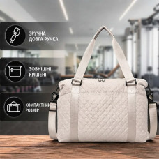 Спортивная сумка YH-1031 для активного отдыха и занятий спортом водонепроницаемая Cream